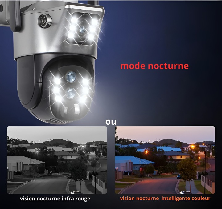 suncamprotect™ caméra de surveillance solaire wifi